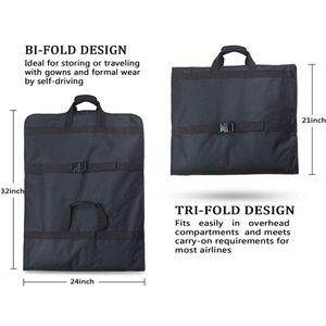 66'' Tri-fold Extra Long Dress Garment Bag